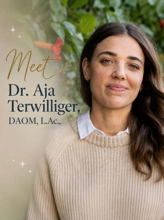 Portrait of Aja Terwilliger, DAOM, L.Ac.